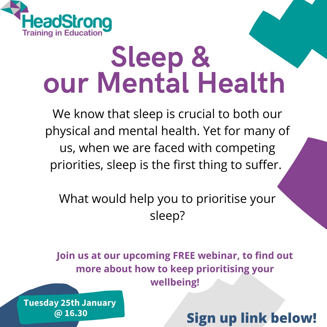 HSTraining_Ed's tweet photo. The tricky thing with self-care is that the moment we face competing priorities, it is difficult to not let our wellbeing habits slide. Come to our FREE webinar on Tuesday for some compelling reasons and reminders on why &amp; how we can keep our mental fitness strong. https://t.co/2Mo8oNfKOQ