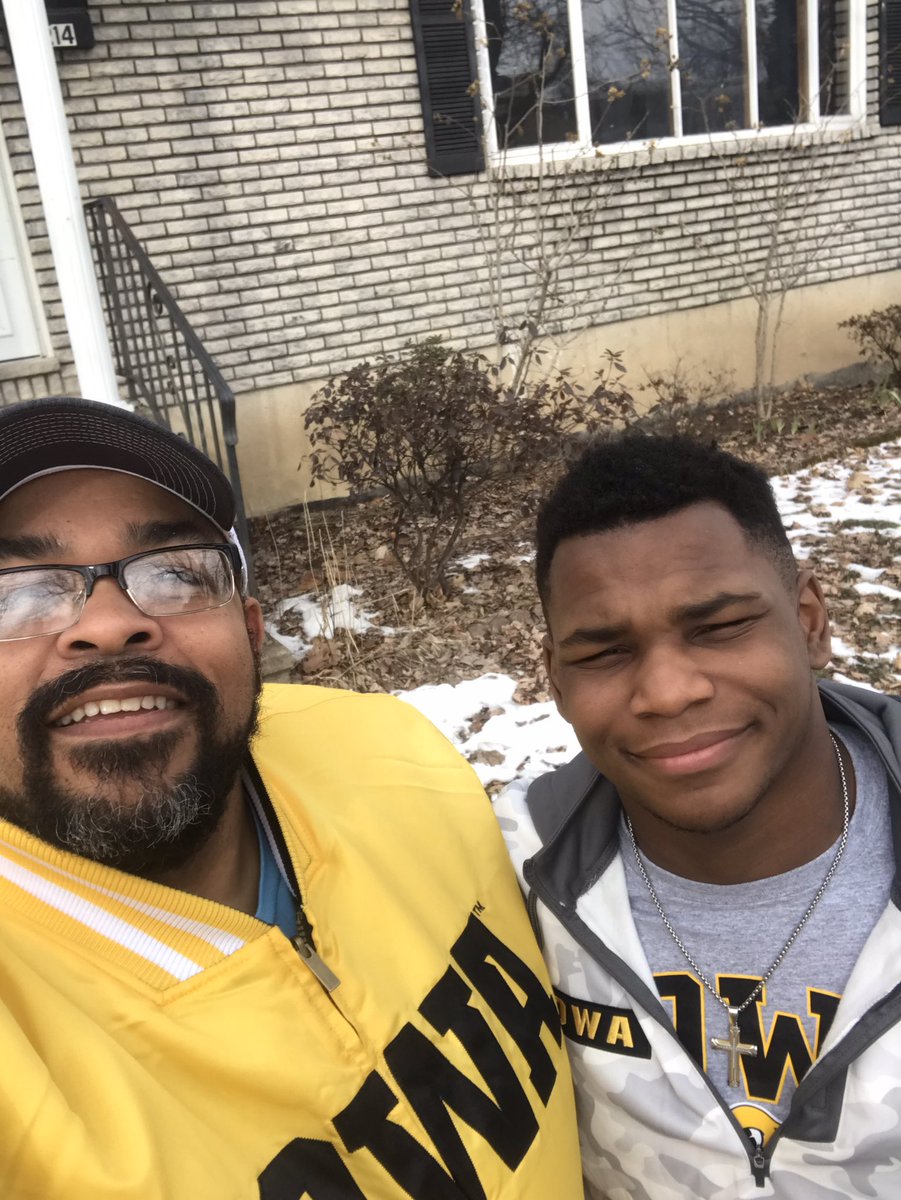 AOWrestling's tweet photo. Guess who I decided to fly up and surprise?? I miss being away from @Gabriel29607456 so much. But grateful for the times I get to surprise him like this. #hawkeynation https://t.co/JuzOfi56i8
