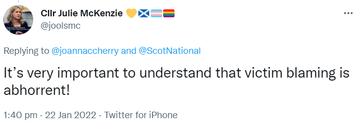 cnocbeag's tweet photo. What about the victim of McKenzie's demonstrably false allegation? #provableliar #notmycouncillor https://t.co/wEjoKZuyJq