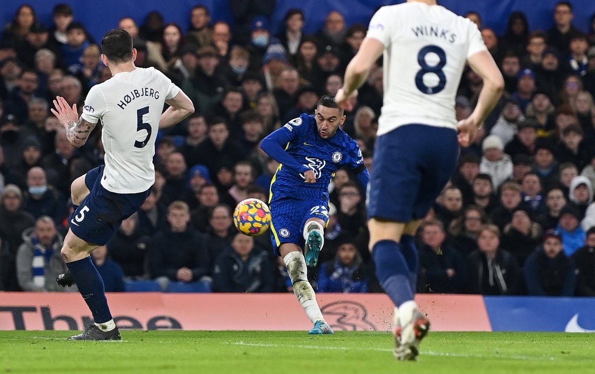 PLinUSA's tweet photo. Ziyech didn't even give Lloris a chance 😲

#CHETOT https://t.co/RhAAwlPIxC