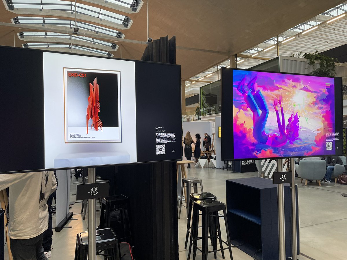 KiboDesigns's tweet photo. Crazy things happened this week end meeting like minded people is always amazing we can’t wait to organize crazier things with @dotgate_ and all the NFTs artists surrounding us! 🔥✨

@orabelart @emmavolou_ @eliottosan @thomascruzm @nft_paris https://t.co/n4YtfwqoWb