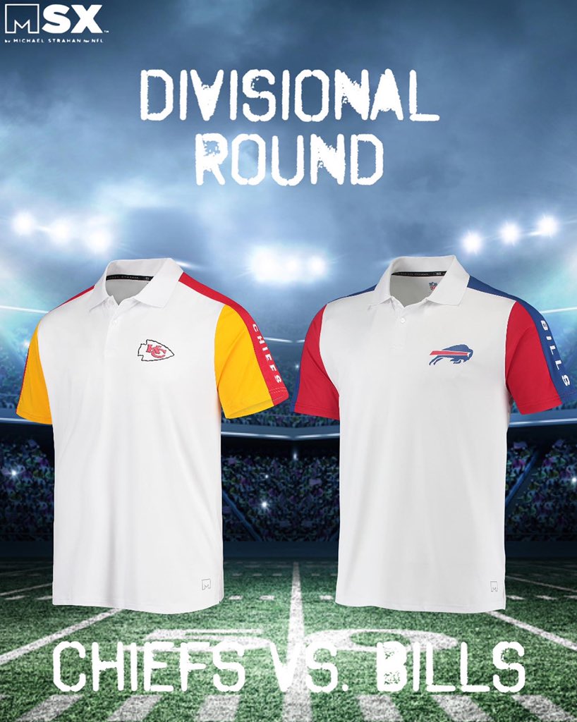 mstrahanbrand's tweet photo. Who are you rooting for in todayβs playoff matchups?! Let us know in the comments below & make sure to shop MSX by Michael Strahan for NFL for the BEST football gearπππ #RaiseYourGame #DivisionalRound #MSXForNFL https://t.co/qwYLffW9wm