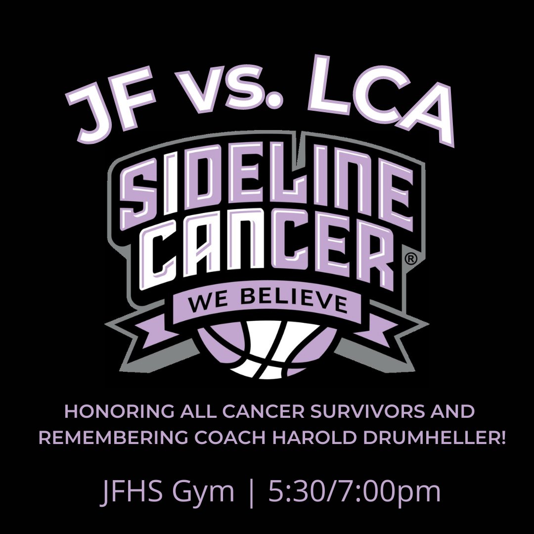Join the Cavs this Thursday as they honor cancer survivors and remember JF baseball coach Harold Drumheller!  <a href="/JFHSsports/">JFHS</a> <a href="/LCA_BoysBB/">Liberty Christian Academy Boys Basketball</a> <a href="/DennisWLNI/">Dennis Carter</a>  <a href="/Timesland/">Timesland</a>  <a href="/bencates8/">Benjamin Cates</a> @DaveWallsWSET <a href="/EmilyRachel527/">Emily Brown</a>  
<a href="/TravisWells7/">Travis Wells</a> <a href="/TheSportsBuffet/">Bob Alvis</a>  <a href="/JFcavsbaseball/">JF Baseball</a> <a href="/JermaineFerrell/">Jermaine Ferrell</a>