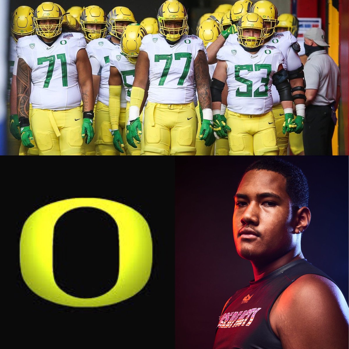 Iam extremely Blessed to announce I have received a offer from University of Oregon @oregonfootball @IAMKLEMM @JRMoala @iam_mikeevans @adamgorney @RivalsFriedman @EdOBrienCFB @GregBiggins @dzoloty @DemetricDWarren @BrandonHuffman @MohrRecruiting @MikeRoach247 #LacedfactsDreams