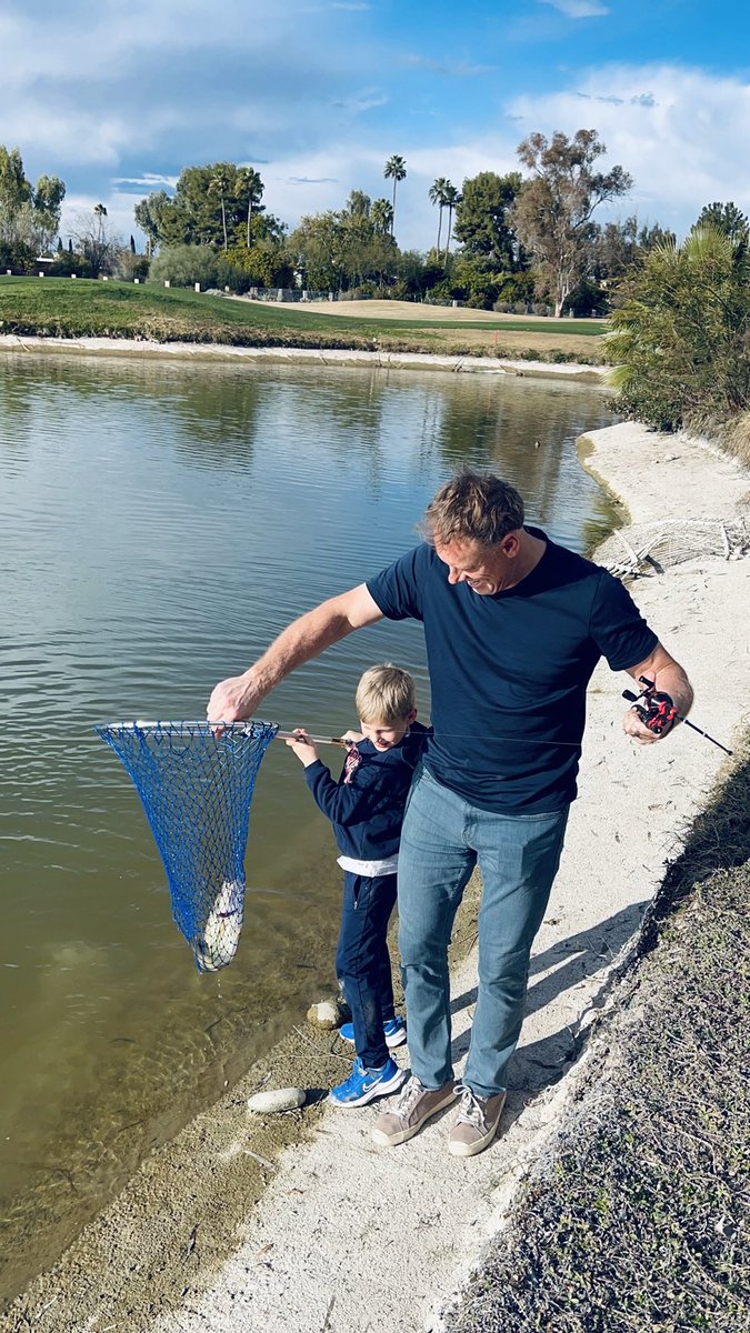 A little early morning fishing!
