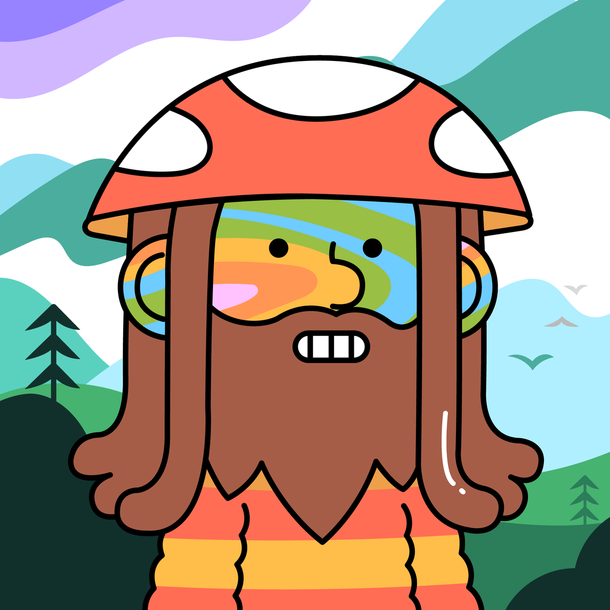 Dippies's tweet photo. Our Discord is now open! 

Introducing the 'mushroom head'

We're giving away 20 whitelist spots on this post! 🌈 (10 Winners + one to your friend)

To enter 👇
- RT &amp; Like
- Follow us
- Tag 3 Friends
- Join Discord: https://t.co/VZgzQZoJCV

Winners will be announced in 48 hours https://t.co/jmVaFuTD84
