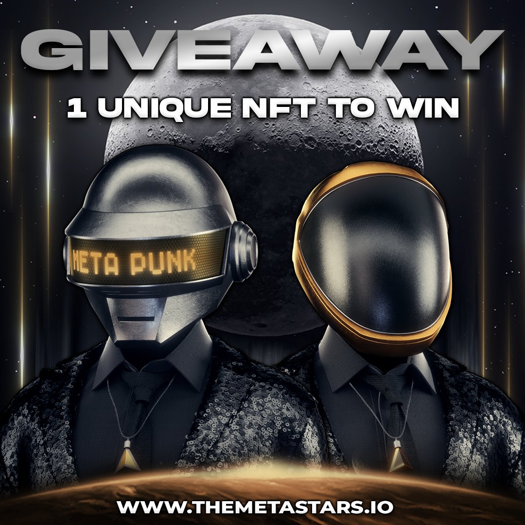 TheMetaStars's tweet image. 🚨 We've reach 150k+ members on discord 🎉🚀

🔥To celebrate it, we are giving away 1 unique 3D NFT #Themetastars 

Follow these steps to participate: 

1️⃣  Follow @themetastars
2️⃣  ❤️ + RT + Tag 2 friends
3️⃣   Join discord.gg/themetastars

⏰ RAFFLE TOMORROW ⏰
#NFTGiveaway #NFT