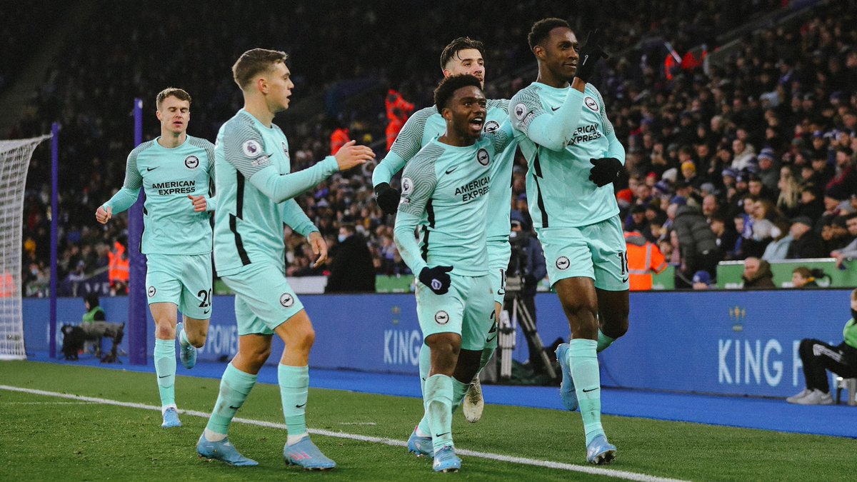 Danny Welbeck (@dannywelbeck) on Twitter photo That one felt good, come on Seagulls 👊🏿💫 LIMBS with the away fans.. Sorry <a href="/TariqLamptey/">Tariq Lamptey</a> 🤣 That one felt good, come on Seagulls 👊🏿💫 LIMBS with the away fans.. Sorry <a href="/TariqLamptey/">Tariq Lamptey</a> 🤣