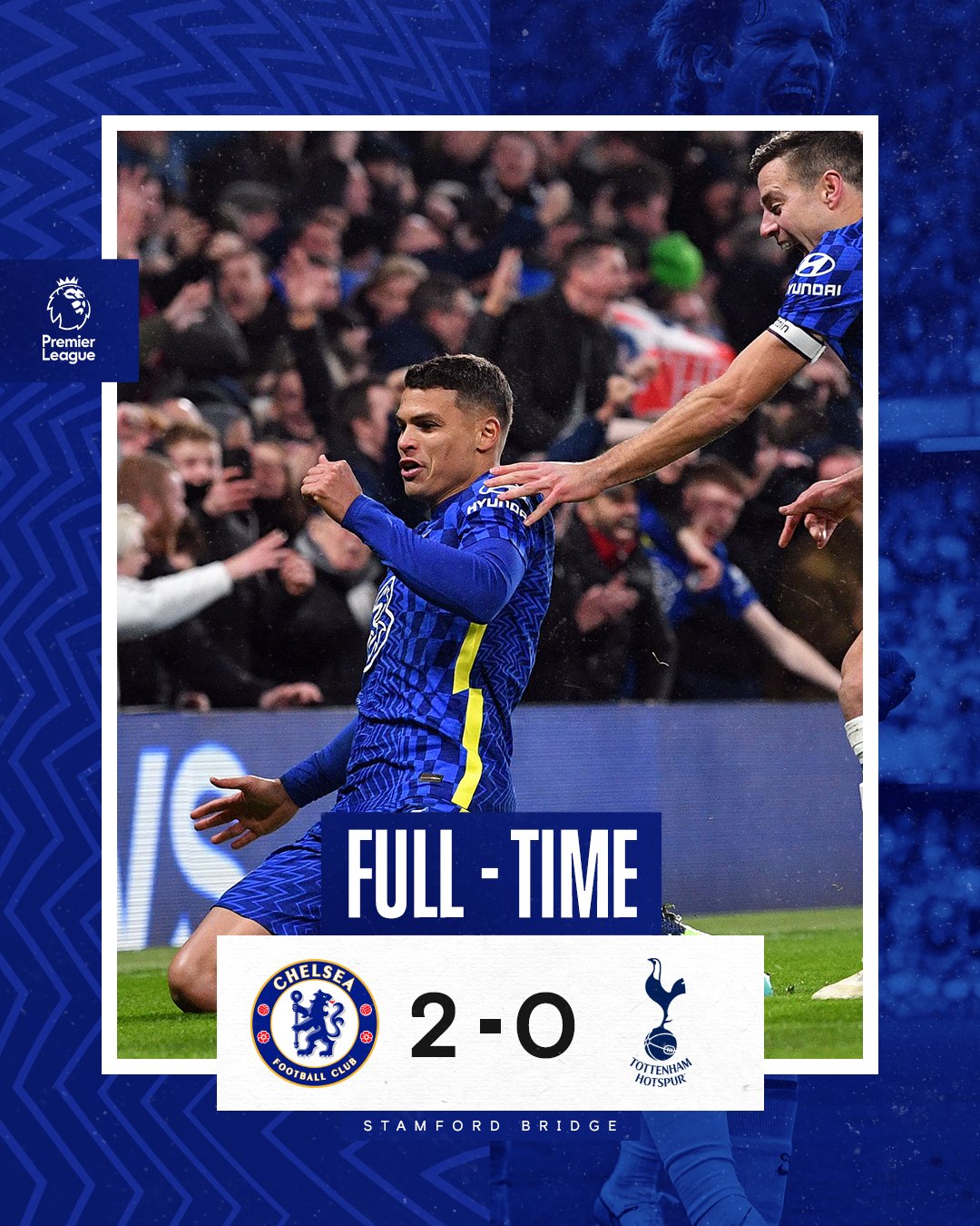 Chelsea FC on X: Full-time: Tottenham 0-2 CHELSEA! GET IN THERE! 🙌 What a  performance! #TOTCHE  / X