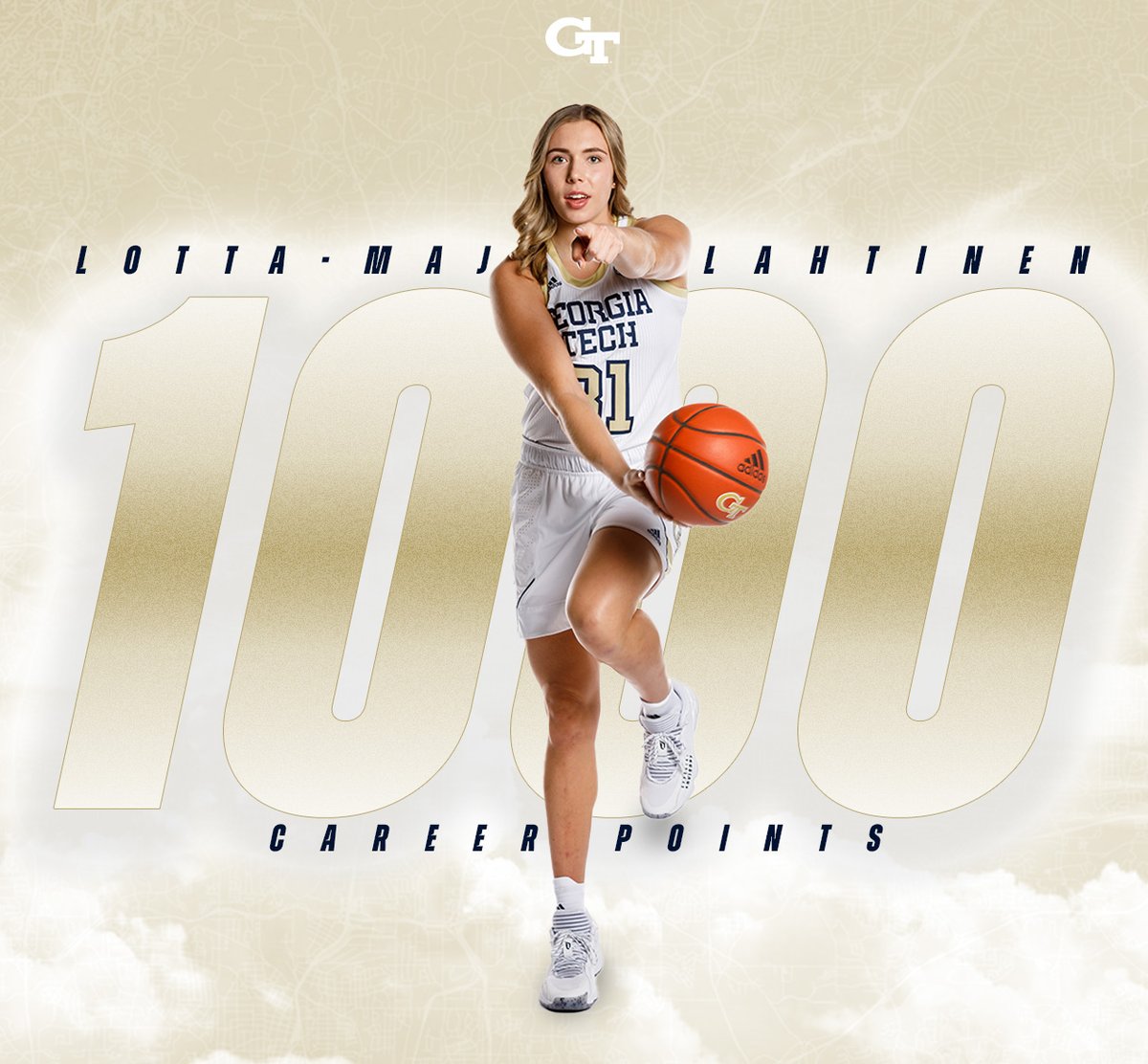 GTWBB's tweet image. We'd like to introduce to you the newest member of the 1,000-career point club! Congrats @lottamajj!