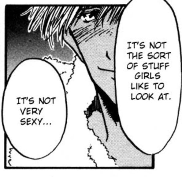 NOOOOOOO somebody please tell him his scars are pretty and HE'S THE CUTEST 
