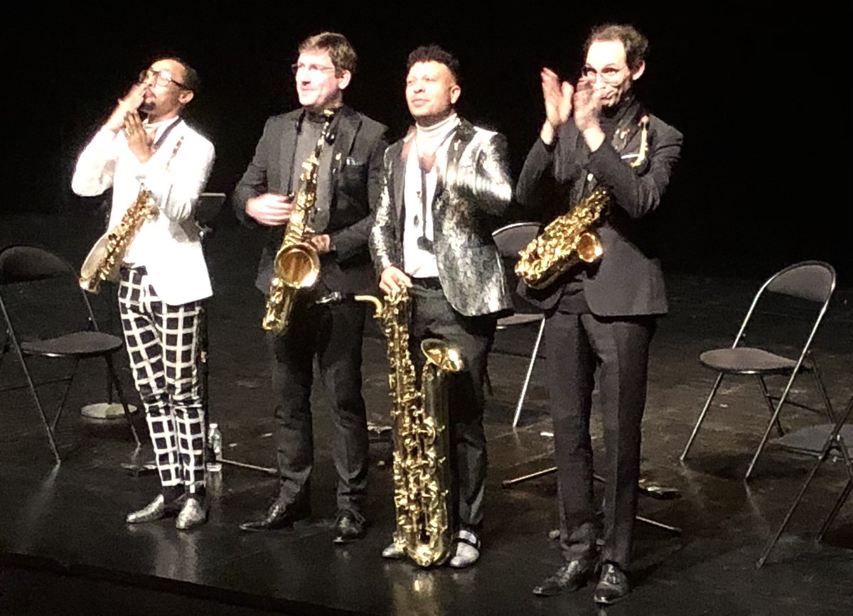 Le saxophone n’existait pas encore à l’époque de Schubert. Quatre garçons dans le vent ont revisité magistralement ses œuvres pour le plaisir des Lavallois en cette soirée finale de la Folle Journée. De l’art d’accorder la musique classique avec audace et respect.