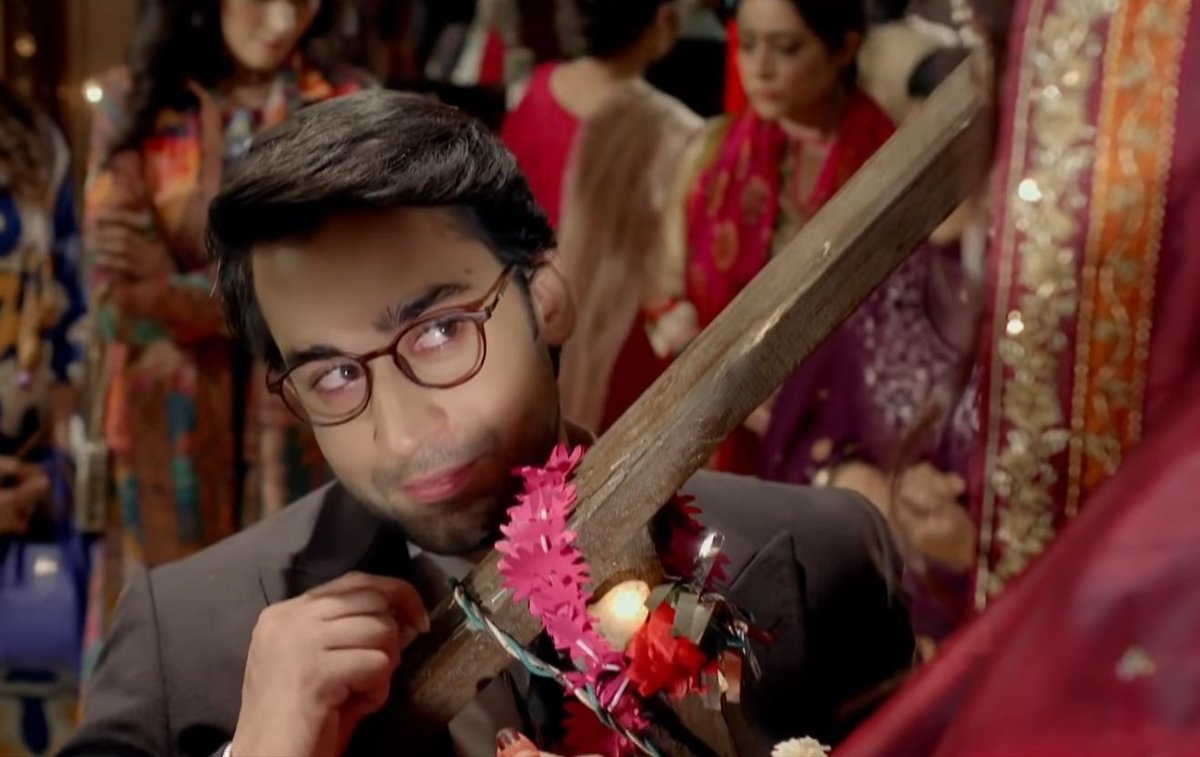thoughtsofshaz8's tweet photo. A couple more stills of our shy dulha Abdullah Shahbaz!
#BilalAbbasKhan #2YearsOfPKS https://t.co/sPUXSXWyFD