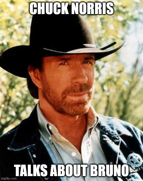 BurchamChris's tweet photo. Chuck Norris talks about Bruno #chucknorris #Encanto #WeDontTalkAboutBruno https://t.co/ZqZ17RIM9x