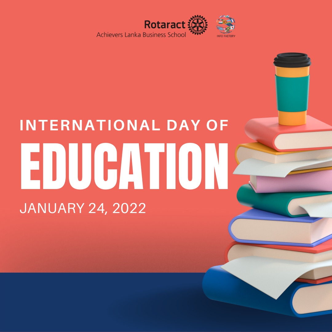 In4Factory's tweet image. Happy International Day of Education 📚

#Rotaract #Rotaract3220 #ServetoChangeLives #RACALBS  #ServingByEmbracingTheChange #InternationalVoluntary #RotaractInternational #DayOfEducation
