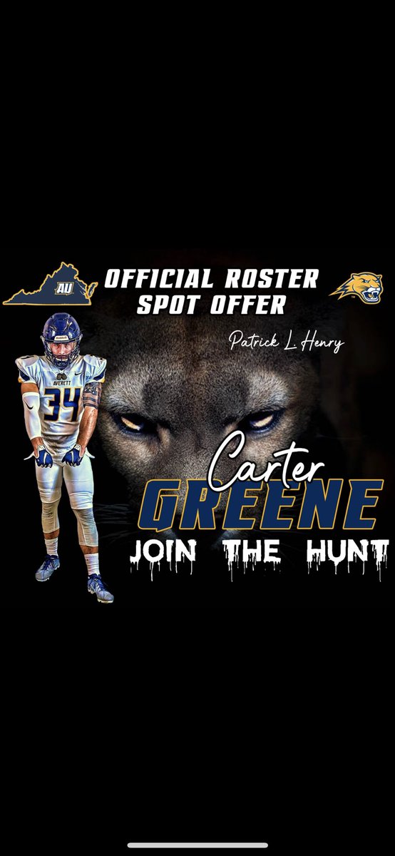 After an official visit I am blessed to receive an offer from Averett University <a href="/Lbowen54/">Coach Bowen</a> <a href="/CoachSkipYoung/">Coach Skip</a> <a href="/omarporter1/">Omar Porter</a>