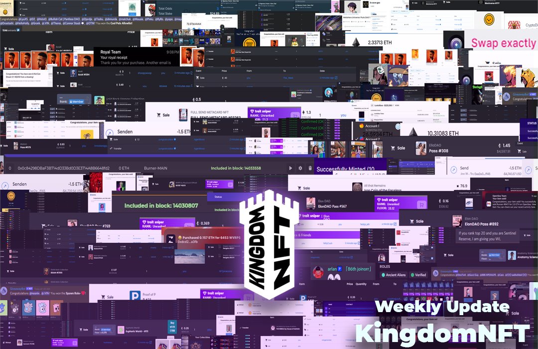 KingdomNFT's tweet photo. 🚨GIVEAWAY TIME🚨

Lets celebrate another successful week for our members 🏰

🎁Prizes: 1 monthly key to Kingdom's Circle &amp; 1 weekly key to Kingdom's Citadel

Rules:
✔️ Follow @KingdomNFT 
❤️ Like this post
👥 Tag 2 friends
♻️ Retweet

https://t.co/CDJMdScNWa

You have 24 hours! https://t.co/piDHlSbNbY
