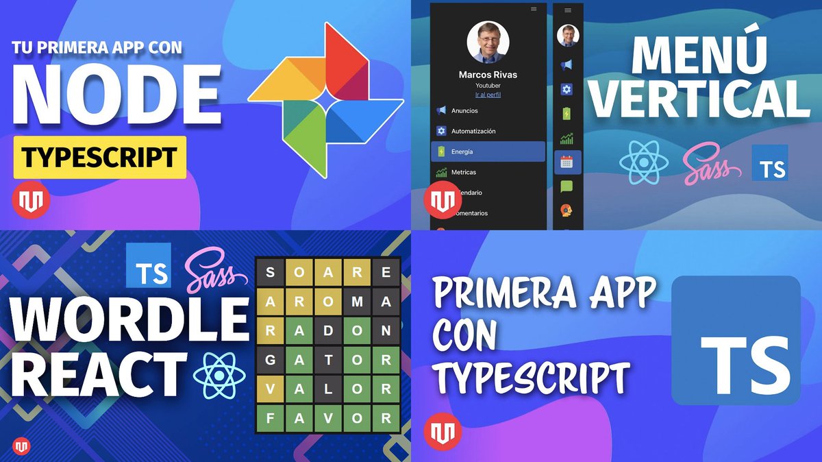 ¿Quieren practicar Typescript con ejercicios reales? les comparto una playlist de tutoriales donde aprenderán a crear aplicaciones completas tanto front-end como back-end

youtube.com/playlist?list=…

Gracias por su ❤️ y su RT para llegar a más devs 😊
