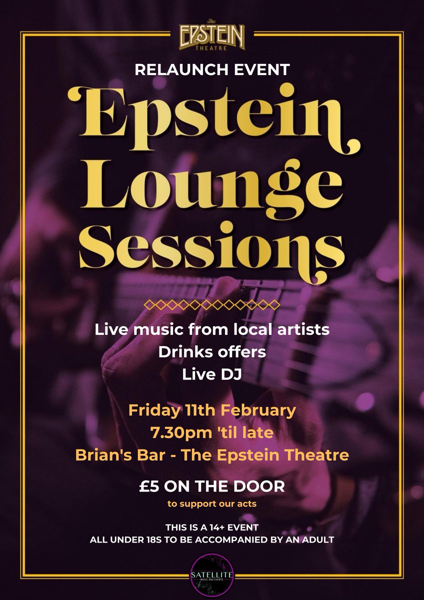 THIS FRIDAY!!🤩✨

We are so SO excited for our relaunch event on Friday! It's going to be a good one👀🔥

Make sure you join us at the <a href="/EpsteinTheatre/">The Epstein Theatre</a> for a night of amazing local entertainment🎉