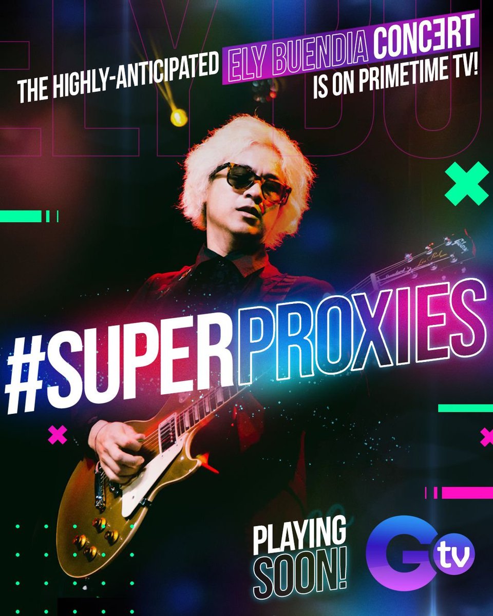 panda_na_kyut's tweet photo. The highly-anticipated @elybuendia9001 and @nbdyshm concert is set to rock Primetime TV this 2022!

#SuperProxies, playing soon on GTV! 🤟 https://t.co/qR2Dl8LMau