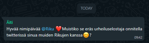 RikMakela's tweet photo. @rikuasi @KajKunnas @RikuJokinen @rikusuokas @rikunordgren @rikuriihilahti @SalmisenRiku @rikurantala @niemisenriku @riku_aalto @rikutahko @Vihreasaari @rikukeskirauska Sama, ja jopa näin: https://t.co/wKWMWDLXHU