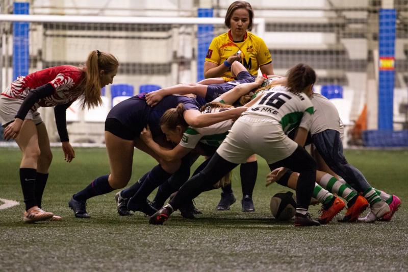 UMephi's tweet image. The #MEPhI women&apos;s rugby team opened the 2022 sports season.