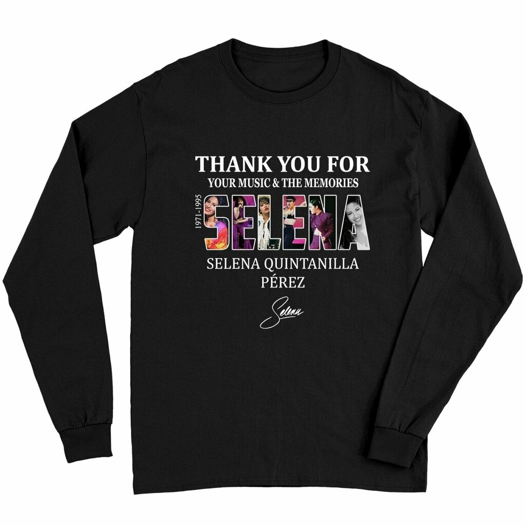 Selena Quintanilla Perez 1971 1995 Thank You For Your Music And The Memories Signature Long Sleeves
Now here: https://t.co/ruI2sNkBUW
#printerval #clothing https://t.co/Q8L6zMwydX