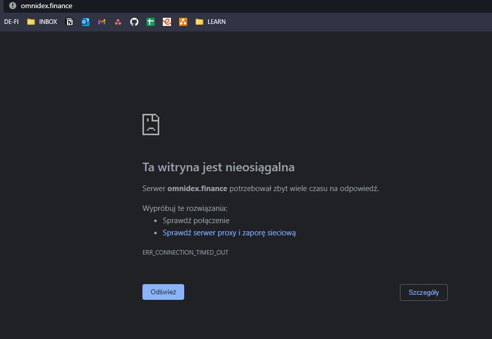 MafiaDevops's tweet photo. @OmniDex1 It is not working again? https://t.co/FwrDNubGPT