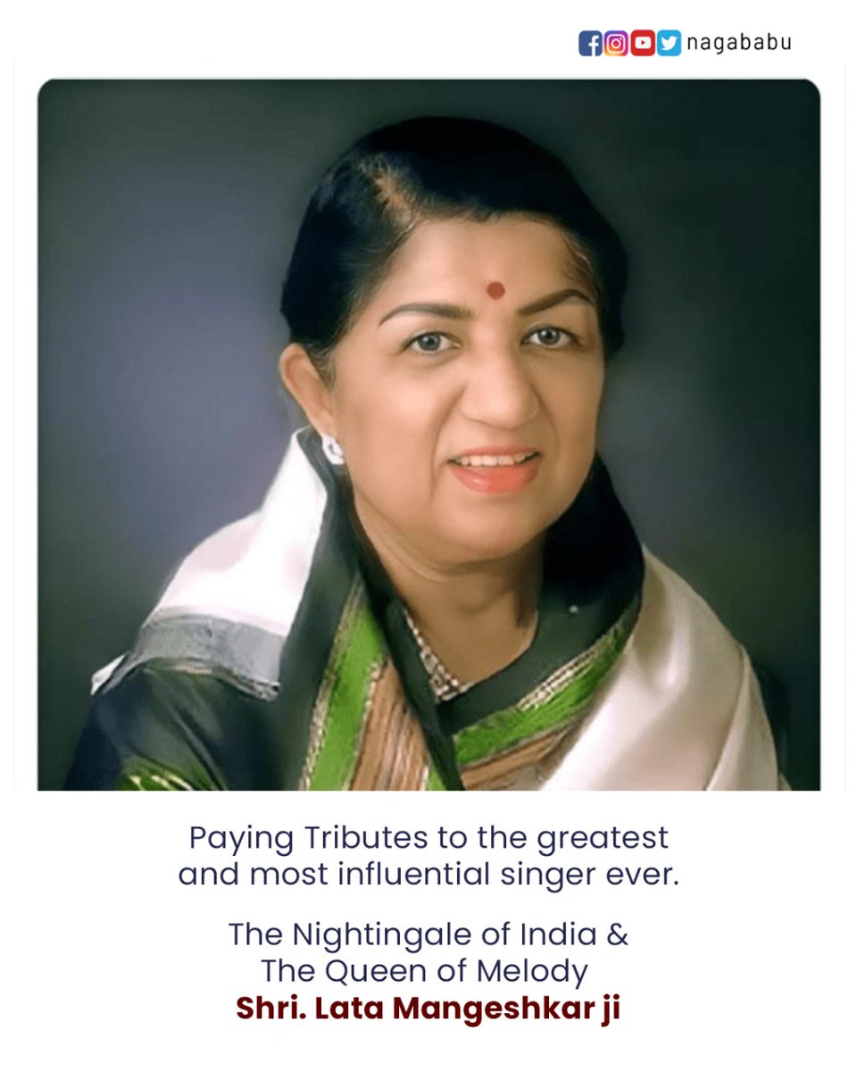 The Whole Nation mourns Your Demise

#RIPLataMangeshkar ji