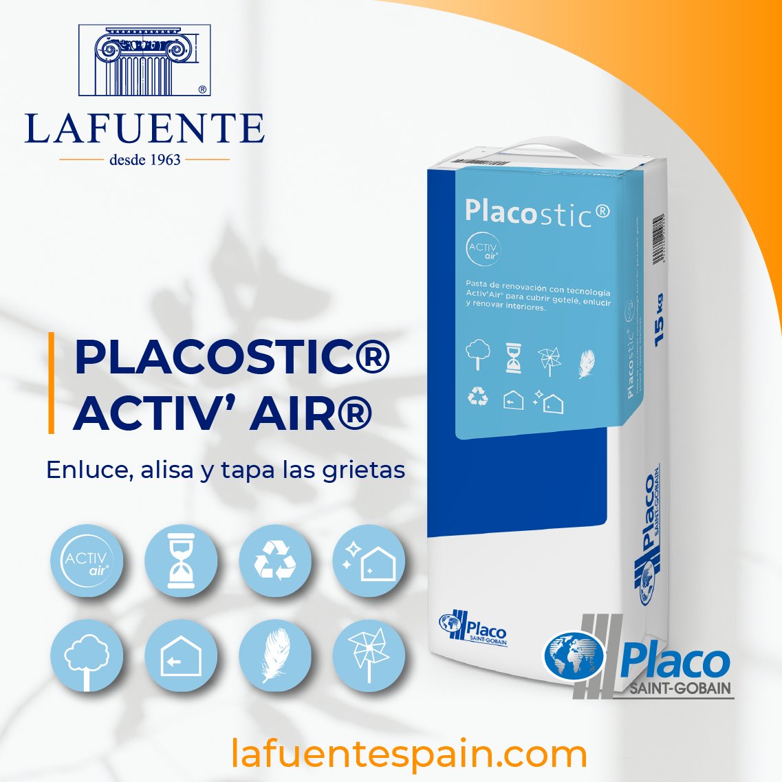 LafuenteSegovia's tweet photo. ¡Buenos días!
Os presentamos PLACOSTIC® ACTIV' AIR®, la nueva pasta multiusos para cubrir gotelé, enlucir y renovar interiores 📲 https://t.co/pTjY34bmK3
Si necesitas más información, llámanos al 91 341 07 50.
¿Hablamos?
#Pastas #PLACO #Placostic #Construcción #LAFUENTE https://t.co/2imt4bJCbm