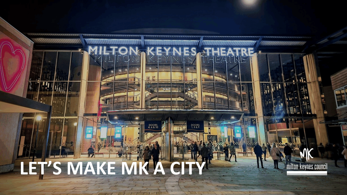 mkcouncil's tweet photo. We asked residents of MK to share a photo of their favourite local place to show their support for the city bid.
This photo of MK Theatre was taken by Stuart Williams. #TeamMK https://t.co/N7L2O06n9K