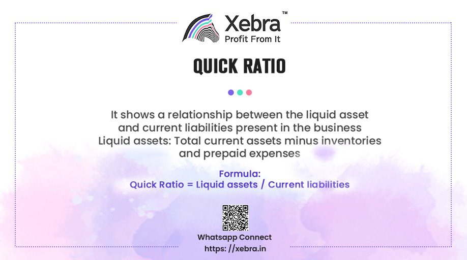 xebradotin's tweet photo. Learn the financial ratios that give a better perspective about your business. 

Xebra helps with jargon-free and actionable insights to help you make timely decisions.

To know more, click here: https://t.co/IfMEMrIsVa
 
#FinancialBook #BusinessInsights #Growth #Profit #Learning https://t.co/JHqzYXChxr