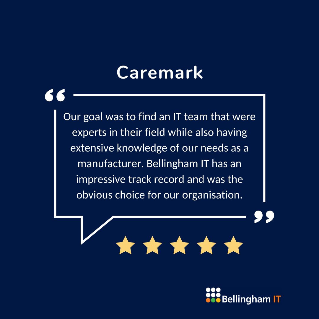 We love to hear your feedback. 

Bellingham IT takes pride in the long-standing partnerships it has with a number of clients, which is testament to the consistent professional service we offer, and ensuring we are always putting our client’s interests first.

Get in touch today.