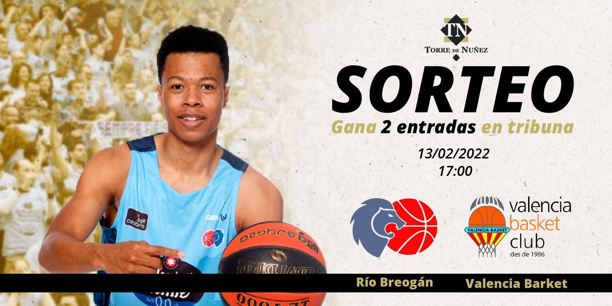 torredenunez's tweet photo. 🎟️🏀  SORTEO 🎟️🏀

¿Quieres ganar 2️⃣  packs de entrada + bufanda + mascarilla para el próximo partido del @CBBreogan? 😱

▫️ Sigue a Torre de Núñez 
▫️ Haz RT
▫️ Menciona al amigo con el compartirías el premio 🎁

#TorreDeNúñez #Patrocinio #Sorteo @BreoMaximus https://t.co/mMMelcWjjn