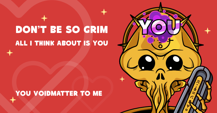 Kuchengnom's tweet photo. A great feature of 
@Grim__Syndicate is the open SVG that comes with my lovely Grim #1605. So for the #Grimmentines comes this card :) 
Contest hosted by @ArtbyBethC #GrimSyndicate #SolanaNFTs https://t.co/6zjQFWQiqV
