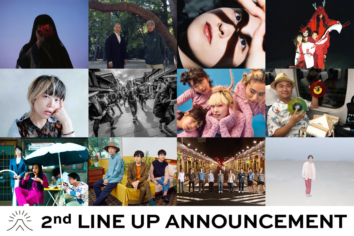FUJI & SUN'22 2nd Artist Line Up