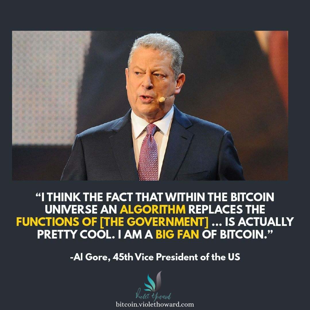 optimistic925's tweet image. #algore understands that the #governmentcontrol is no longer in existence when it comes to #cryptocurency