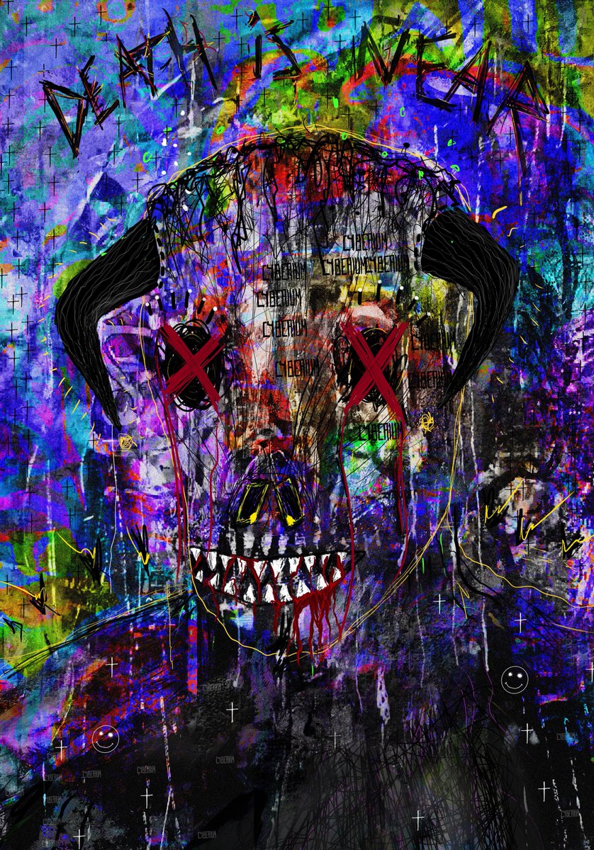 Changing my pfp to my 1/1 from <a href="/CYBERIUM__/">CYBERIUM</a>  Death is Near to celebrate the launch of <a href="/monai_NFT/">MONAI</a> this week Monai Universe!