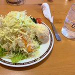 久しぶりに行ったコメダ珈琲店!ミニサラダの大きさがこちら!