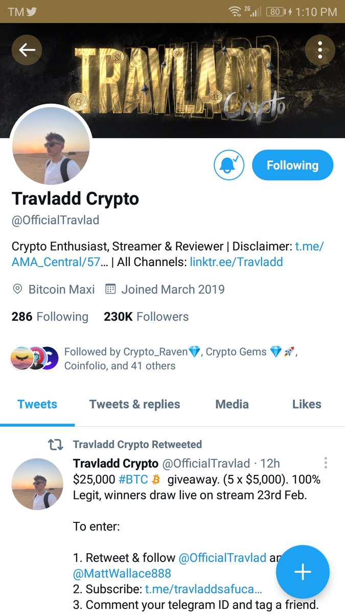 _Papau11's tweet photo. @travladd @MattWallace888 TG: @Papau11
@CryptoMarga8
@cryptic_jhay
Thank you! WML🙏🍀🍀 https://t.co/8Sdp9JXDgL