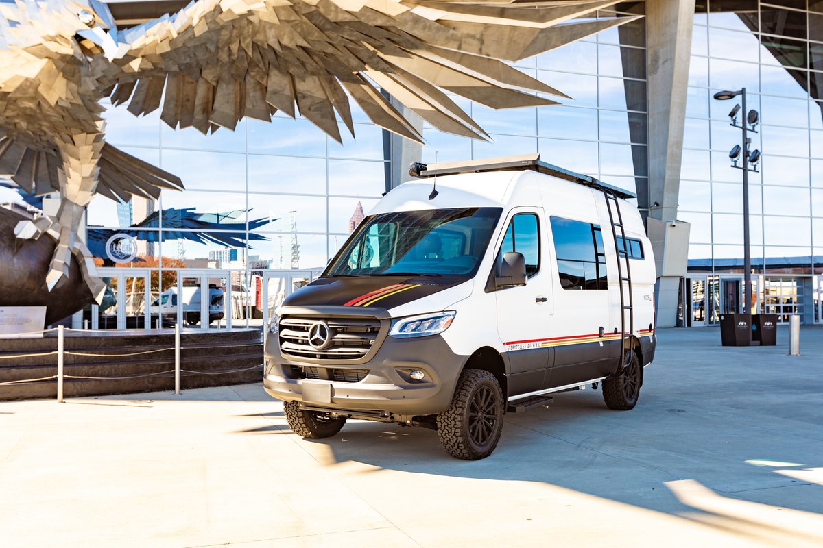 FoxSportsRadio's tweet photo. The time has come!!! Listen Friday to @dpshow as we announce the grand prize winner of the @MBvansUSA Sprinter Van upfitted by Storyteller Overland! #mercedesbenzvans #mbvansusa #mbsprinter https://t.co/CCZ6ERkEev