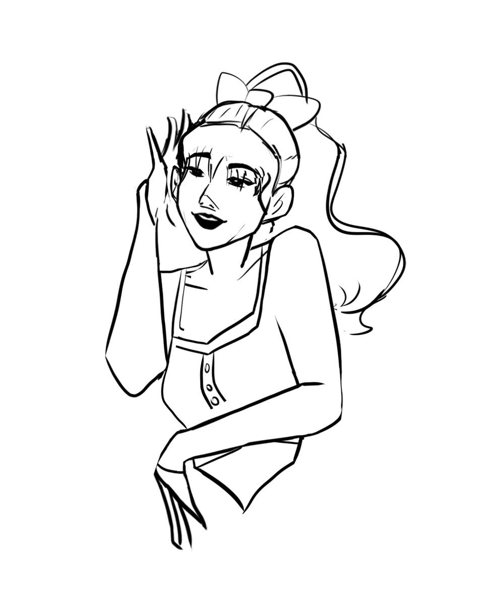 tabinspired's tweet photo. work in progress of irene ~ #redvelvetfanart https://t.co/xey4IzoE8J