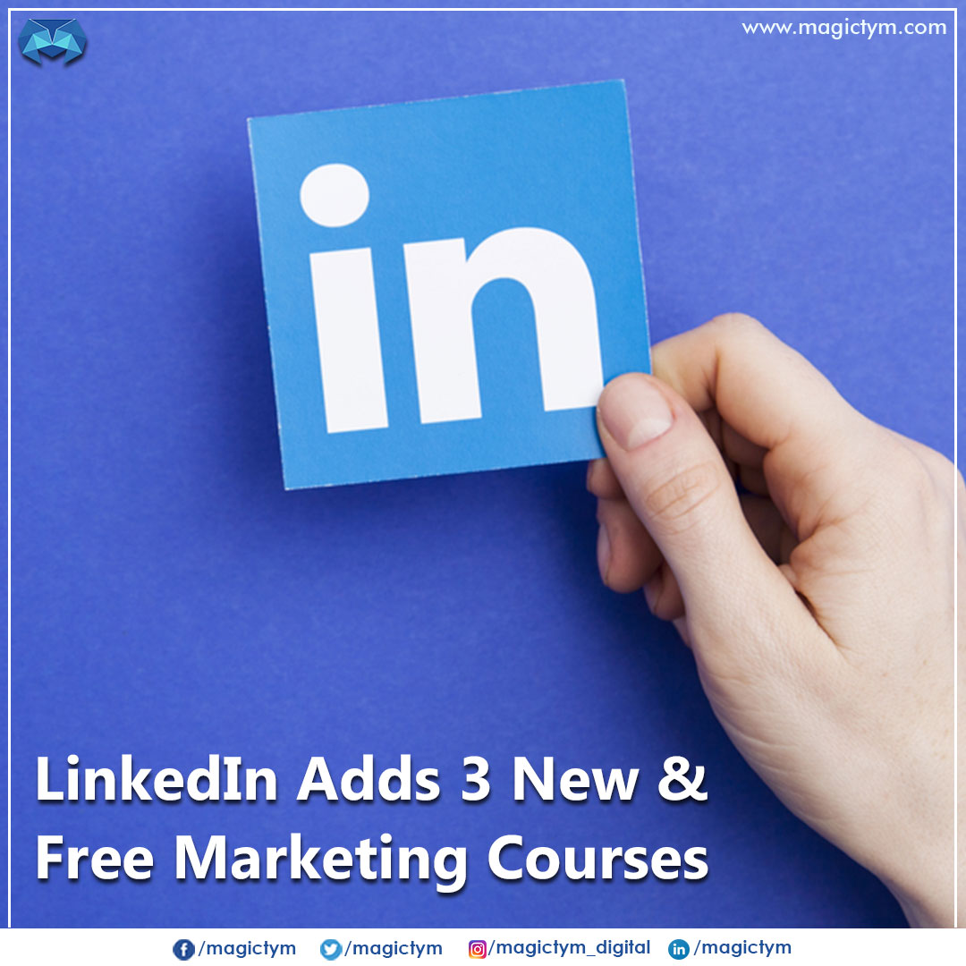 magictym's tweet photo. LinkedIn has just stepped up its game by adding three new courses onto the LinkedIn Learning platform-
1. Building an Organic Presence with LinkedIn Pages 
2. Building a Full-Funnel Content Marketing Strategy 
3. Creative Design for LinkedIn  
#linkedinmarketing  #linkedintips https://t.co/7h8h2rBv5l