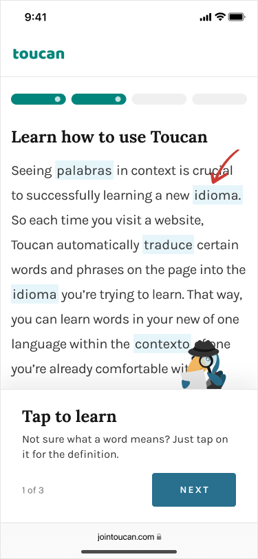 Toucan on mobile is looking pretty sweet 😍📱