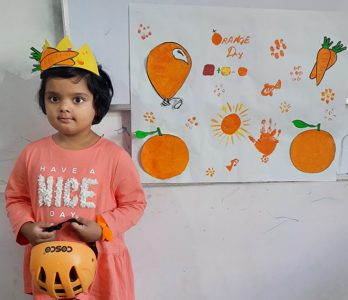 svishyderabad's tweet photo. Orange color day was celebrated virtually with our tiny tots. The dress code of the day was orange. All the children dressed up in different shades and hues of orange. Orange is a dynamic color that stimulates imagination and creativity.
#SVIS #Vidyanikethan #Orangecolourday https://t.co/odAWdjp5xY