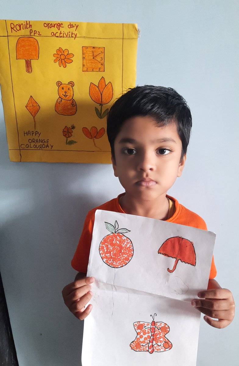 svishyderabad's tweet photo. Orange color day was celebrated virtually with our tiny tots. The dress code of the day was orange. All the children dressed up in different shades and hues of orange. Orange is a dynamic color that stimulates imagination and creativity.
#SVIS #Vidyanikethan #Orangecolourday https://t.co/odAWdjp5xY