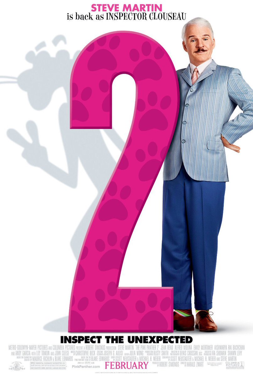 🎬MOVIE HISTORY: 13 years ago today, February 6, 2009, the movie ‘The Pink Panther 2’ opened in theaters!

@SteveMartinToGo #AishwaryaRaiBachchan #JeanReno @EMortimer #AndyGarcia #AlfredMolina #YukiMatsuzaki #JohnCleese #LilyTomlin #JohnnyHallyday #JeremyIrons #MollySims