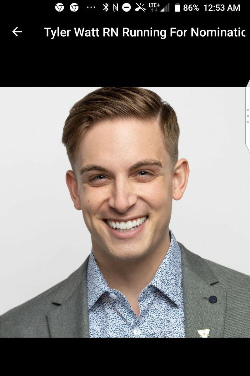 DorisGrinspun's tweet photo. @tylerwatt @OntLiberal Awesome #RN and @RNAO member @tylerwatt running an amazing campaign!
#GoNursesGo #onpoli #ontpoli #Ontario and #Canada needs us!
⬇️ BRAVO @tylerwatt ⬇️ https://t.co/oBOWMzhnQR