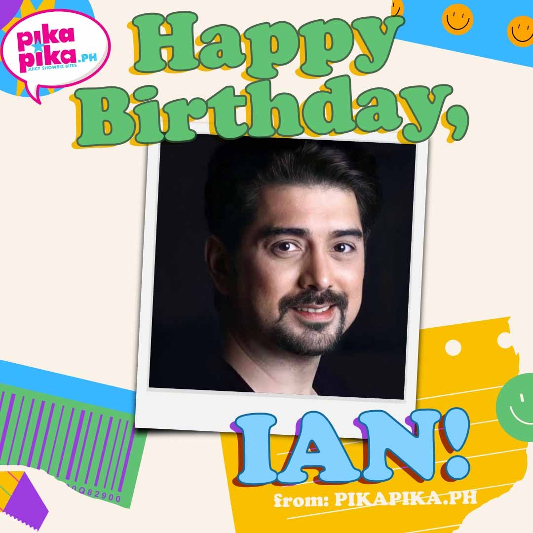 Happy birthday, Ian Veneracion! May you have a wonderful day and a great year ahead.   