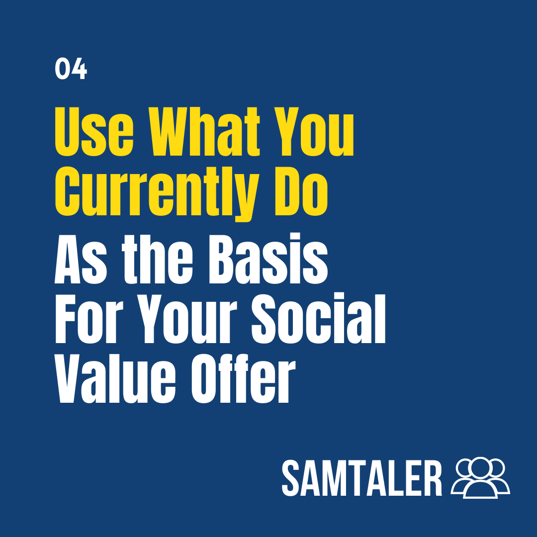 samtalerltd's tweet photo. Decide what your #socialvalue offer is going to be. Find out what you already do that might contribute towards the identified outcomes in the social value model.  If you need help to navigate the model and write winning bid responses; drop us a message we would love to help! https://t.co/8J4Xuxg5lN